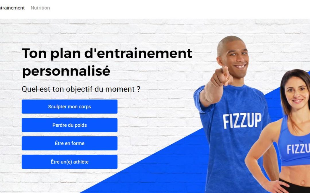 fizzup application fitness